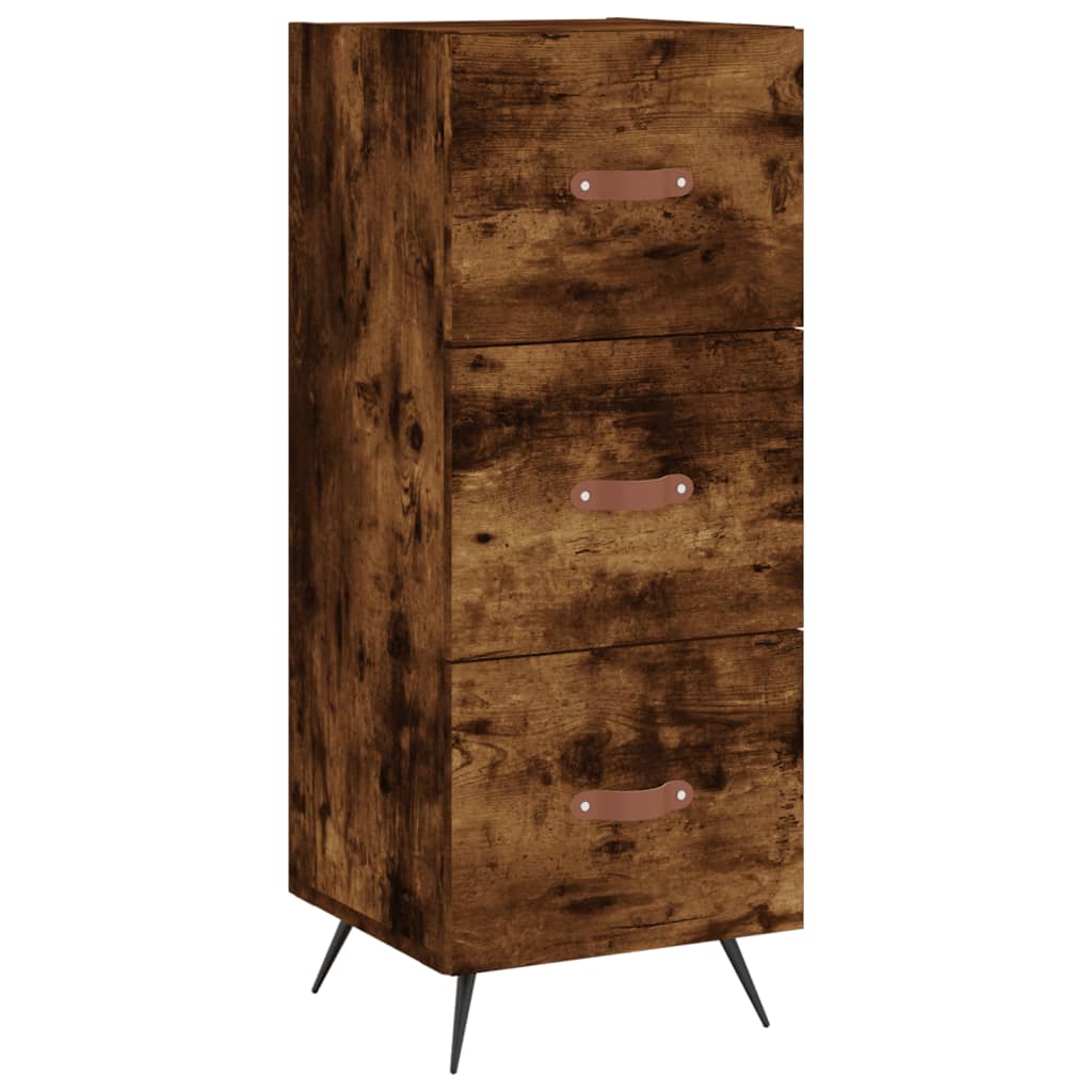 Credenza Rovere Fumo 34,5x34x180 cm in Legno Multistrato - homemem39