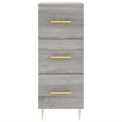 Credenza Grigio Sonoma 34,5x34x180 cm in Legno Multistrato - homemem39