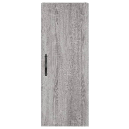 Credenza Grigio Sonoma 34,5x34x180 cm in Legno Multistrato - homemem39