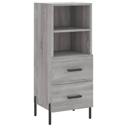 Credenza Grigio Sonoma 34,5x34x180 cm in Legno Multistrato - homemem39