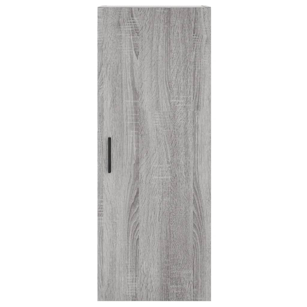 Credenza Grigio Sonoma 34,5x34x180 cm in Legno Multistrato - homemem39