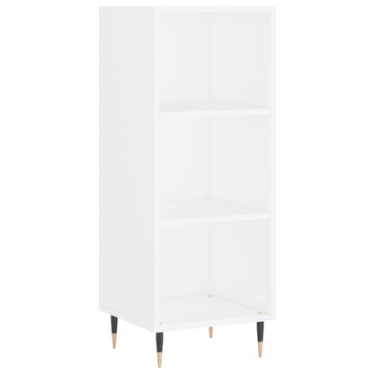 Credenza Bianca 34,5x34x180 cm in Legno Multistrato - homemem39