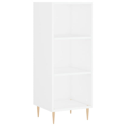 Credenza Bianca 34,5x34x180 cm in Legno Multistrato - homemem39