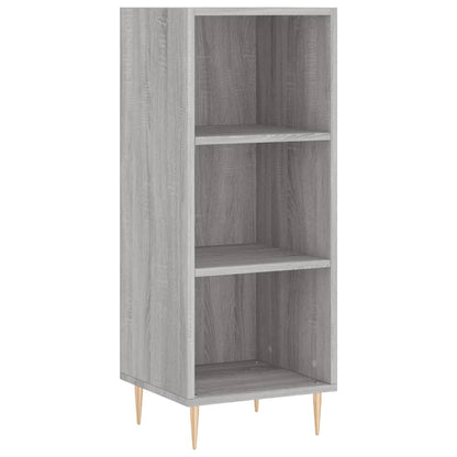 Credenza Grigio Sonoma 34,5x34x180 cm in Legno Multistrato - homemem39