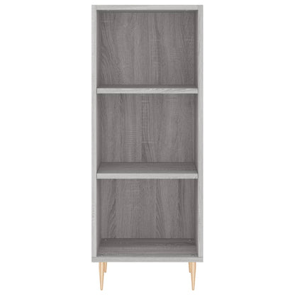 Credenza Grigio Sonoma 34,5x34x180 cm in Legno Multistrato - homemem39