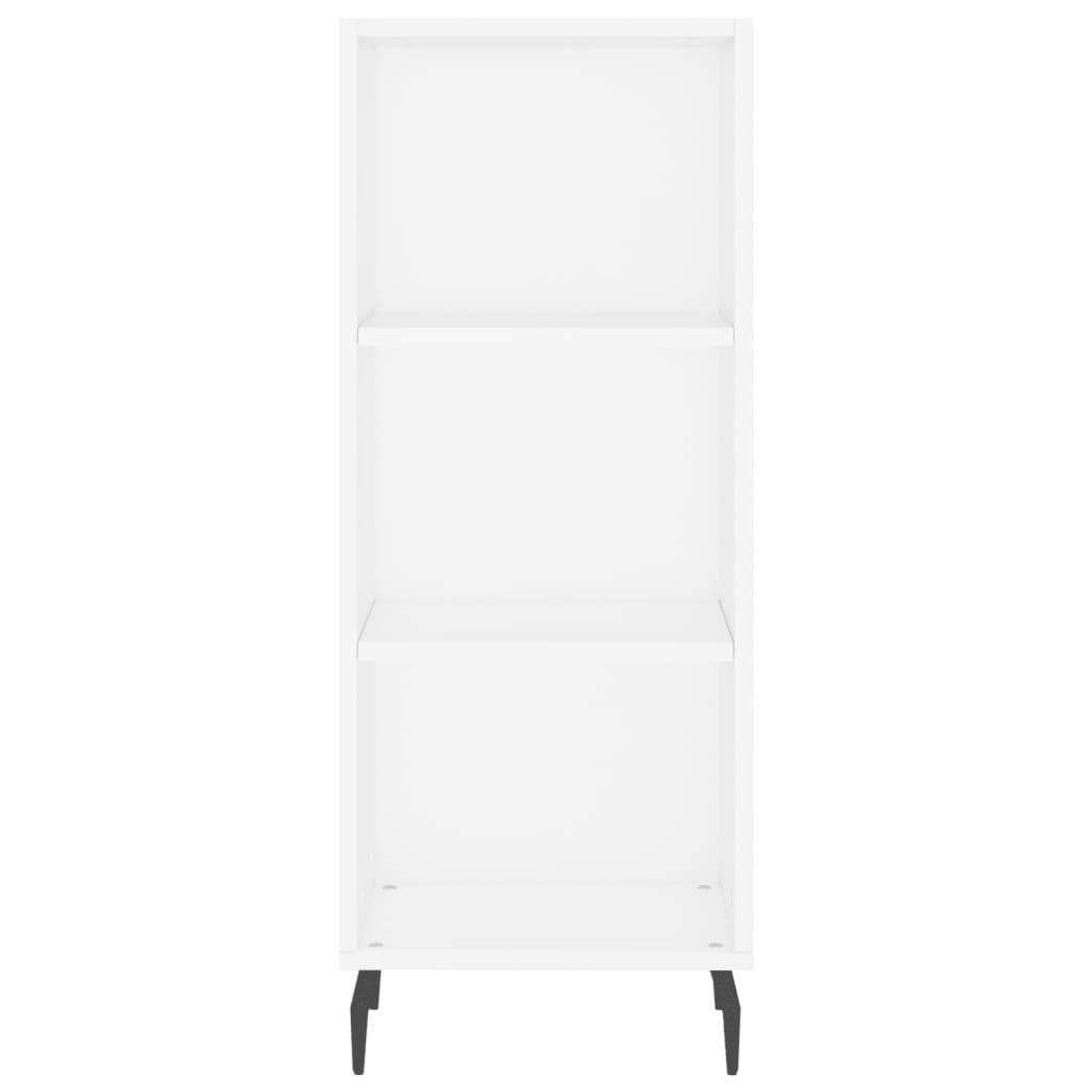 Credenza 34,5x34x180 cm in Legno Multistrato Bianco Lucido - homemem39