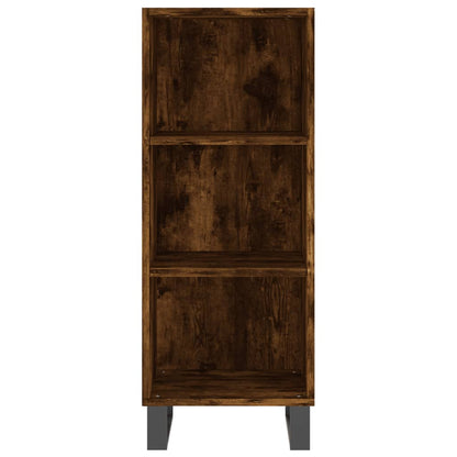 Credenza Rovere Fumo 34,5x34x180 cm in Legno Multistrato - homemem39