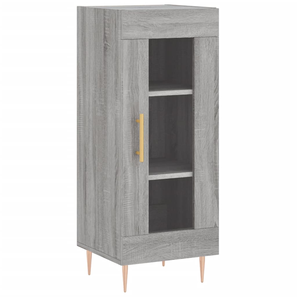 Credenza Grigio Sonoma 34,5x34x180 cm in Legno Multistrato - homemem39