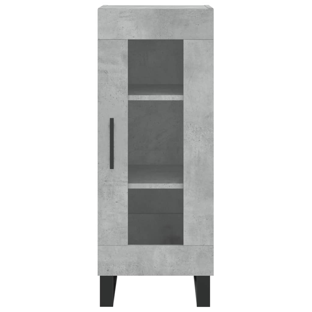 Credenza Grigio Cemento 34,5x34x180 cm in Legno Multistrato - homemem39