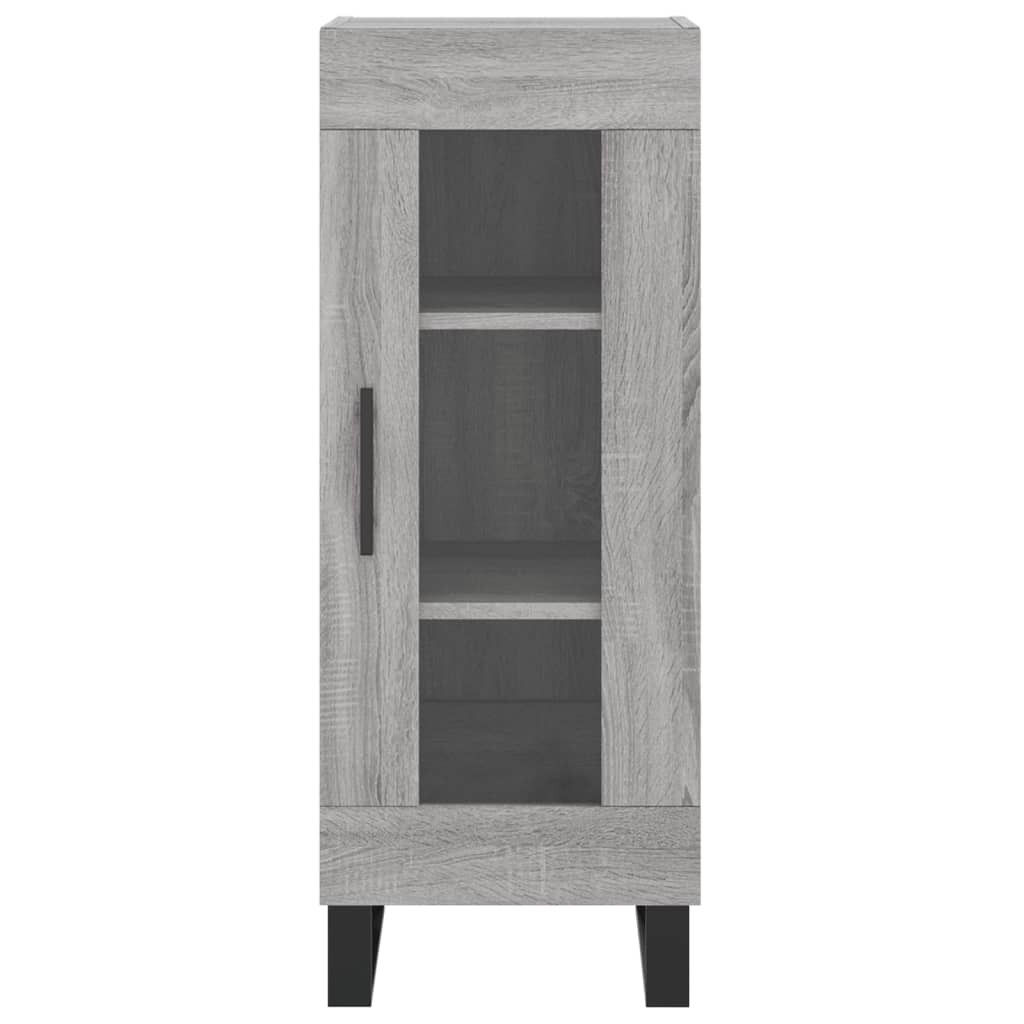 Credenza Grigio Sonoma 34,5x34x180 cm in Legno Multistrato - homemem39