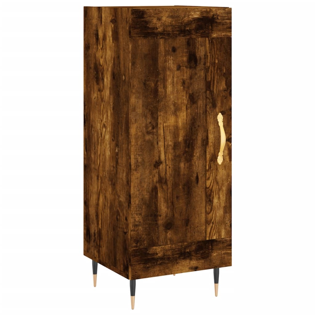 Credenza Rovere Fumo 34,5x34x180 cm in Legno Multistrato - homemem39