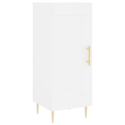 Credenza Bianca 34,5x34x180 cm in Legno Multistrato - homemem39