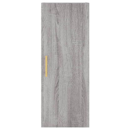 Credenza Grigio Sonoma 34,5x34x180 cm in Legno Multistrato - homemem39