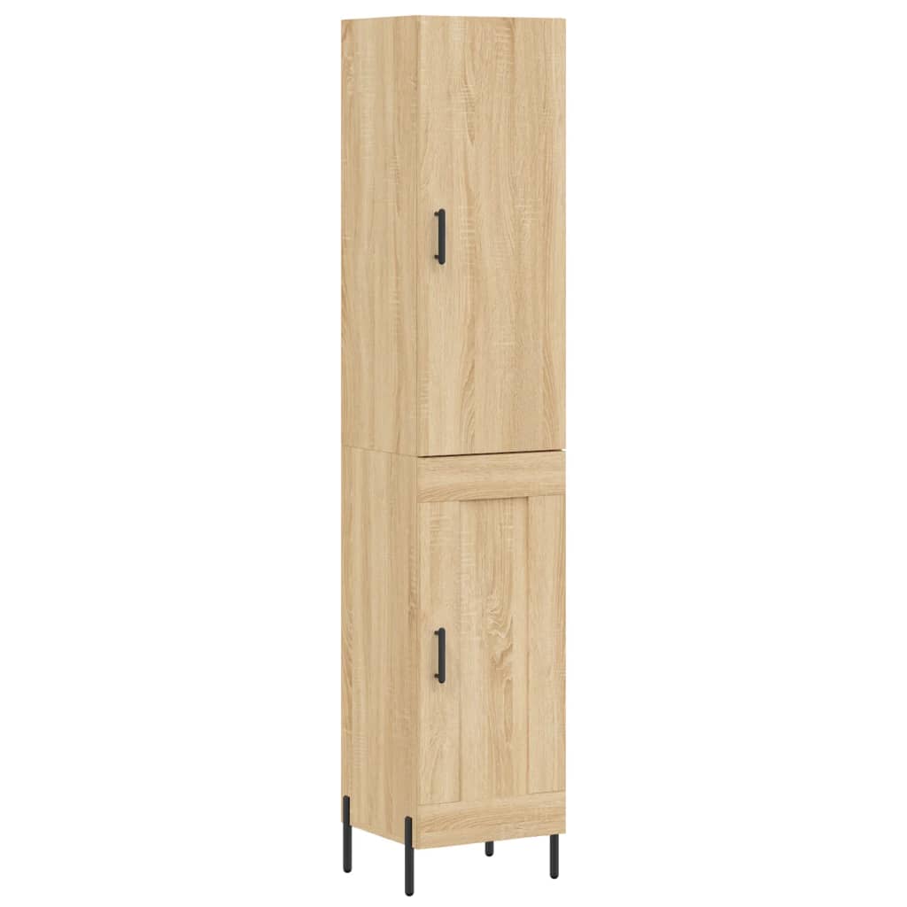 Credenza Rovere Sonoma 34,5x34x180 cm in Legno Multistrato - homemem39