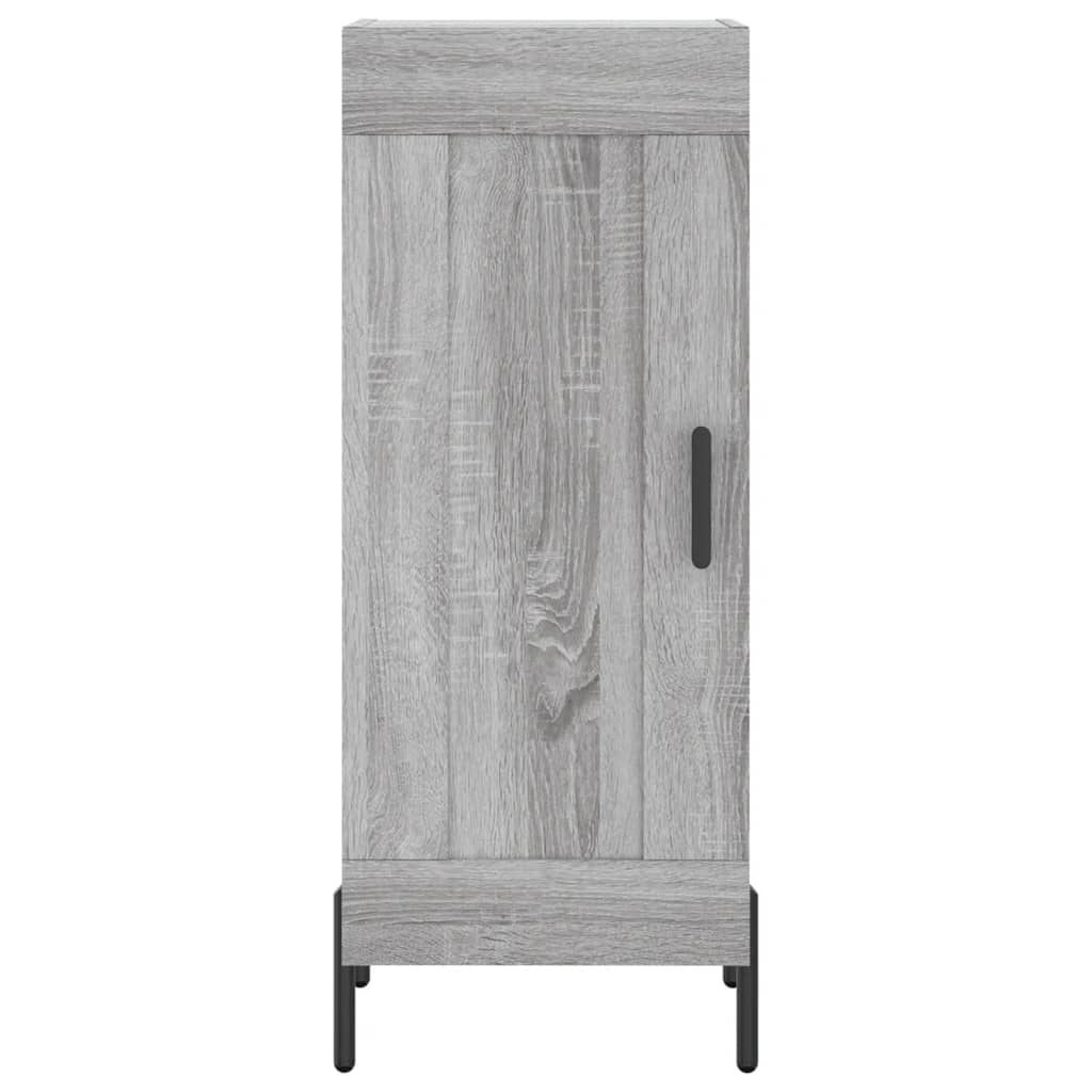 Credenza Grigio Sonoma 34,5x34x180 cm in Legno Multistrato - homemem39