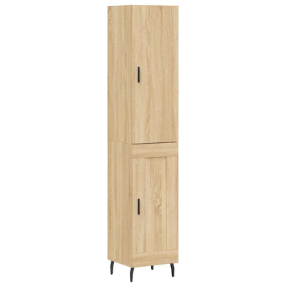 Credenza Rovere Sonoma 34,5x34x180 cm in Legno Multistrato - homemem39