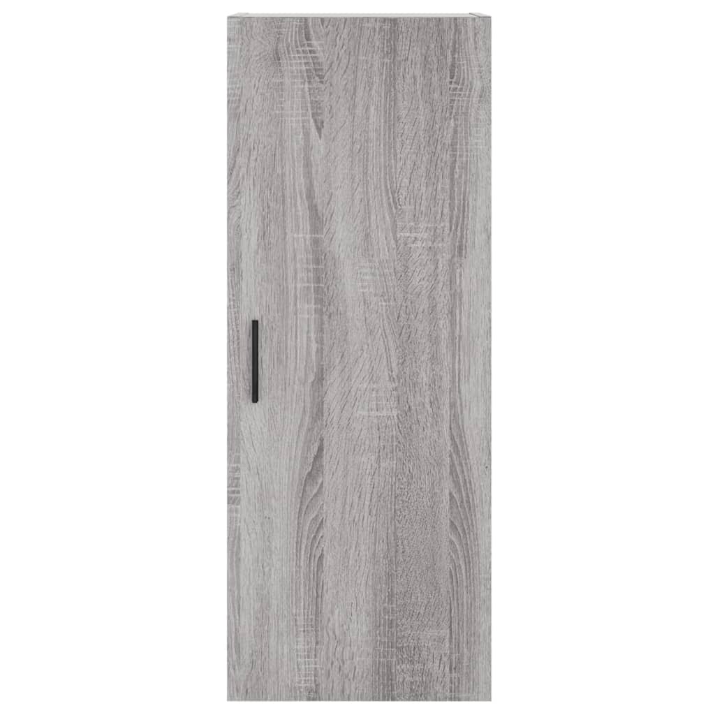 Credenza Grigio Sonoma 34,5x34x180 cm in Legno Multistrato - homemem39