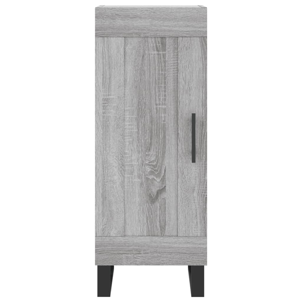 Credenza Grigio Sonoma 34,5x34x180 cm in Legno Multistrato - homemem39