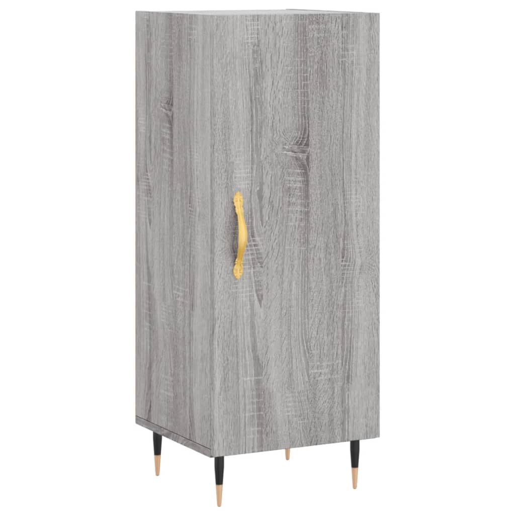 Credenza Grigio Sonoma 34,5x34x180 cm in Legno Multistrato - homemem39