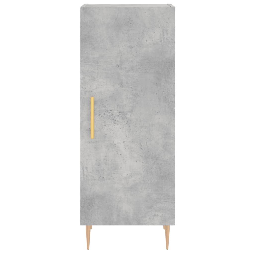 Credenza Grigio Cemento 34,5x34x180 cm in Legno Multistrato - homemem39