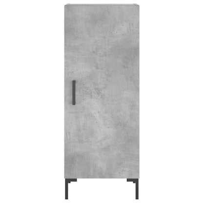 Credenza Grigio Cemento 34,5x34x180 cm in Legno Multistrato - homemem39