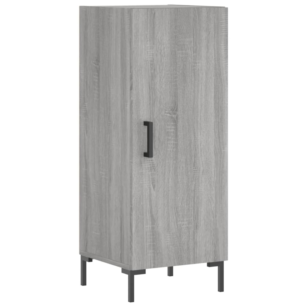 Credenza Grigio Sonoma 34,5x34x180 cm in Legno Multistrato - homemem39