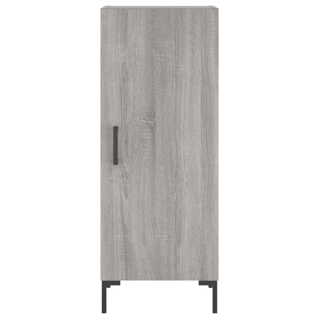 Credenza Grigio Sonoma 34,5x34x180 cm in Legno Multistrato - homemem39