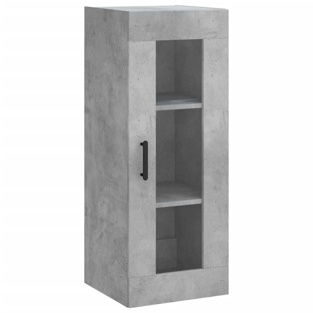 Credenza Grigio Cemento 34,5x34x180 cm in Legno Multistrato - homemem39