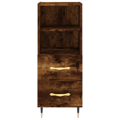 Credenza Rovere Fumo 34,5x34x180 cm in Legno Multistrato - homemem39