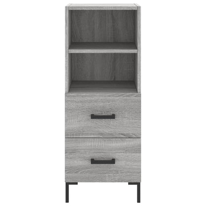 Credenza Grigio Sonoma 34,5x34x180 cm in Legno Multistrato - homemem39