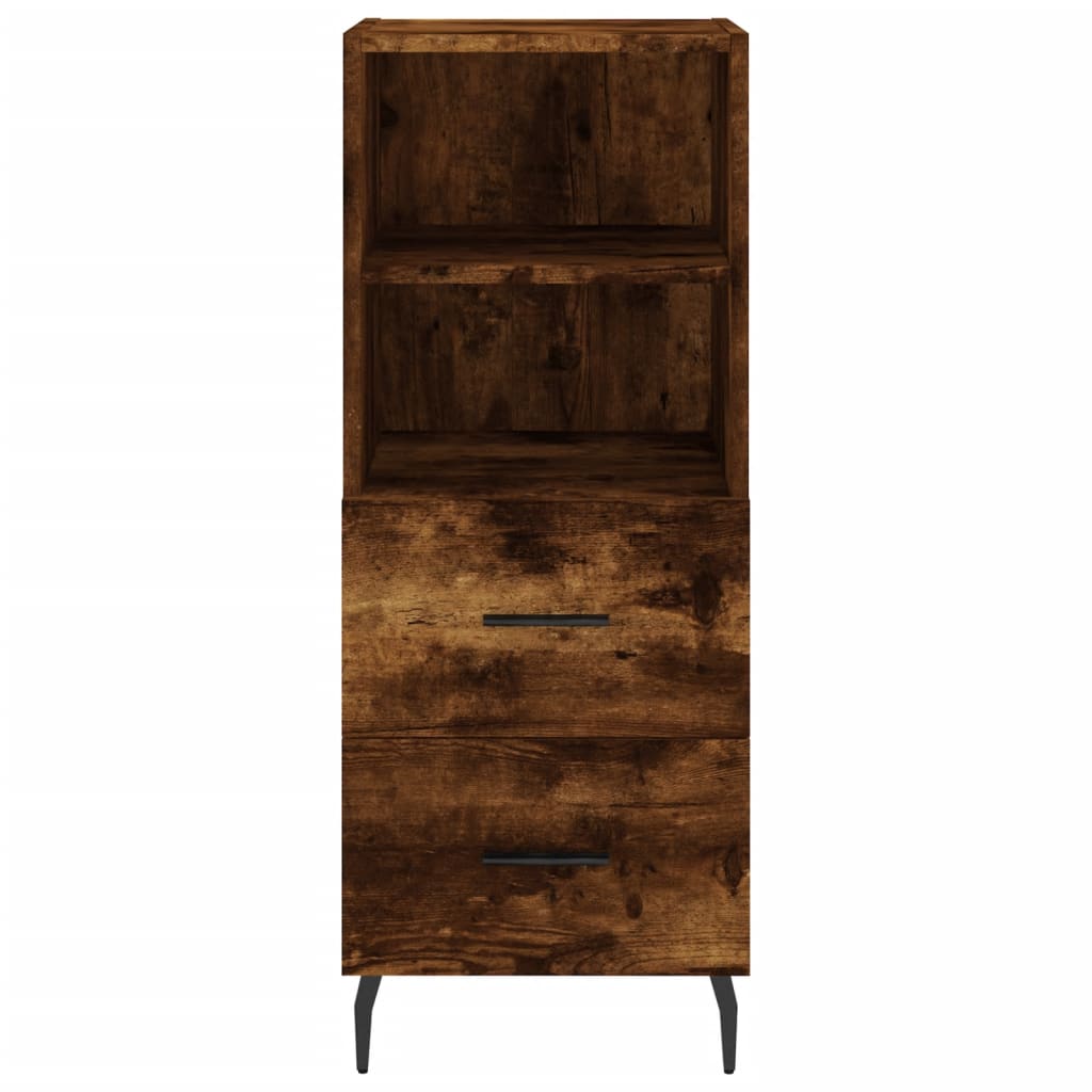 Credenza Rovere Fumo 34,5x34x180 cm in Legno Multistrato - homemem39