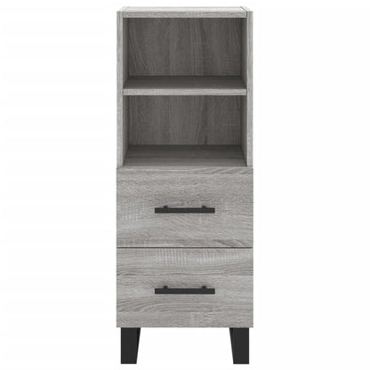 Credenza Grigio Sonoma 34,5x34x180 cm in Legno Multistrato - homemem39