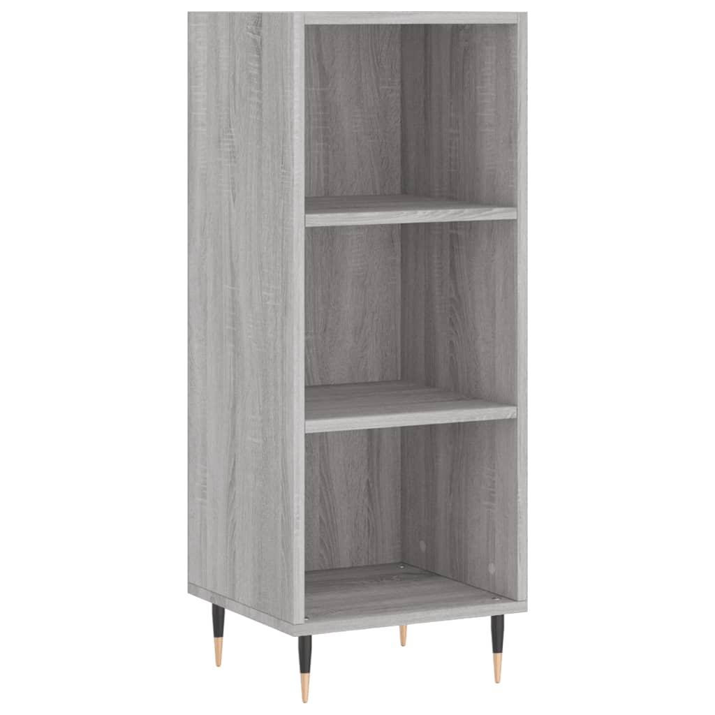 Credenza Grigio Sonoma 34,5x34x180 cm in Legno Multistrato - homemem39