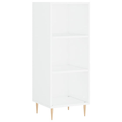 Credenza Bianca 34,5x34x180 cm in Legno Multistrato - homemem39