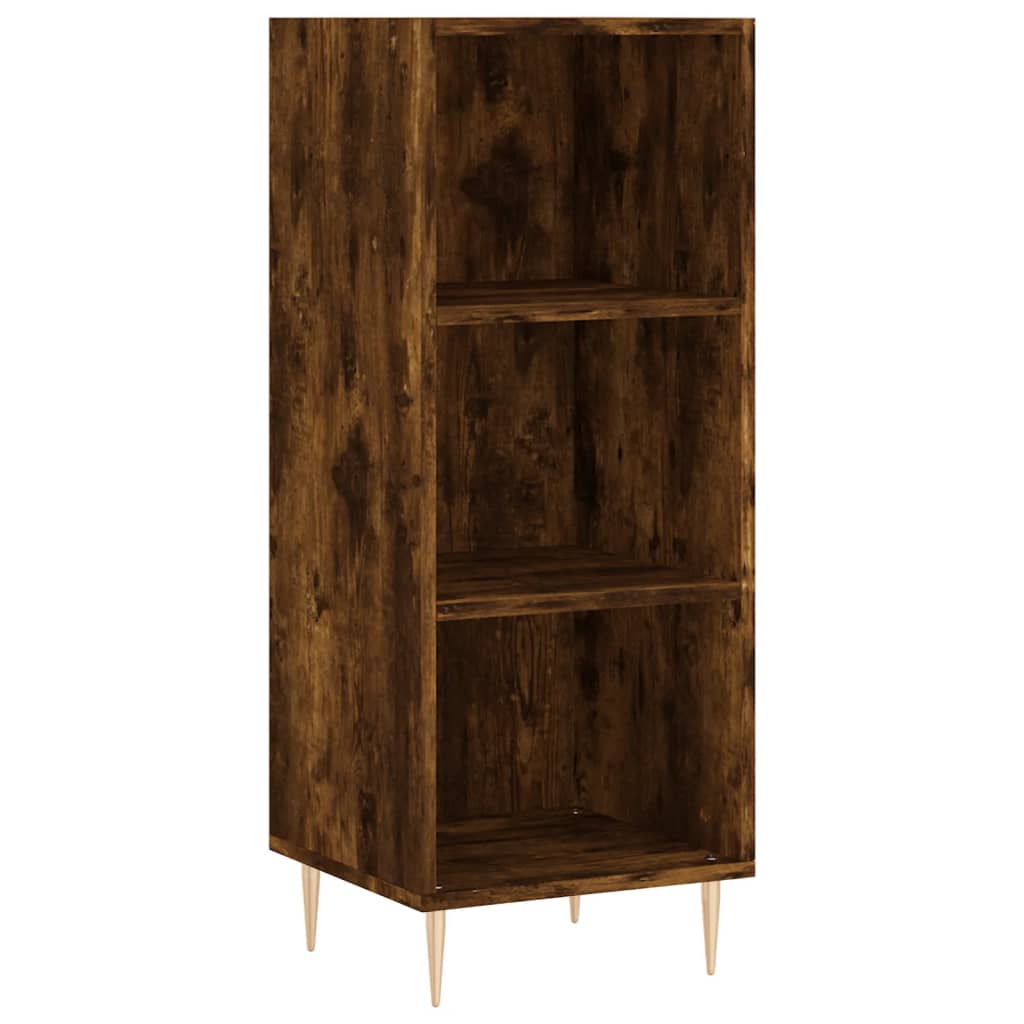 Credenza Rovere Fumo 34,5x34x180 cm in Legno Multistrato - homemem39