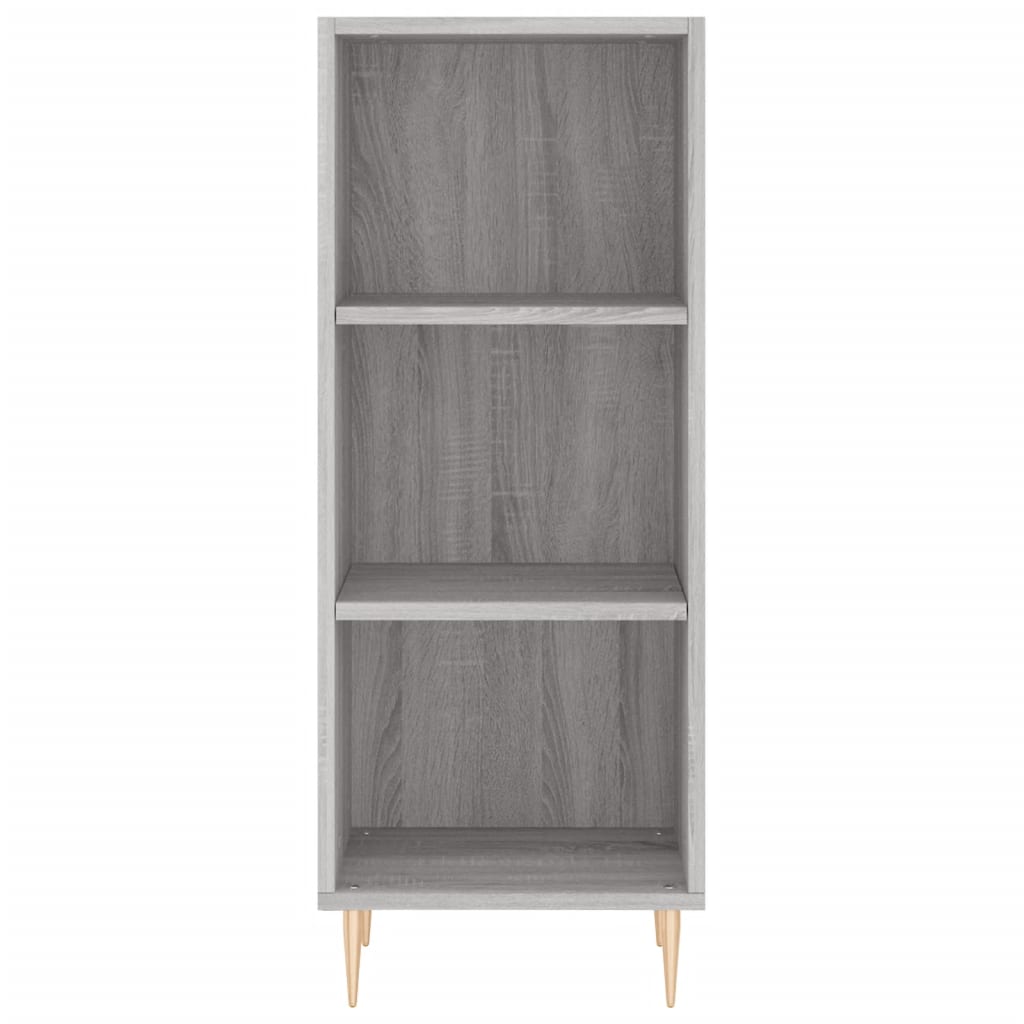 Credenza Grigio Sonoma 34,5x34x180 cm in Legno Multistrato - homemem39