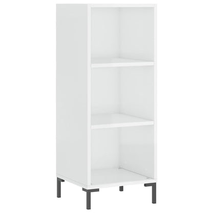 Credenza 34,5x34x180 cm in Legno Multistrato Bianco Lucido - homemem39