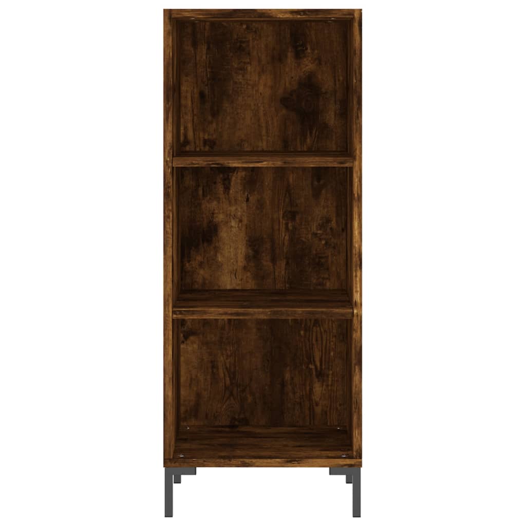 Credenza Rovere Fumo 34,5x34x180 cm in Legno Multistrato - homemem39