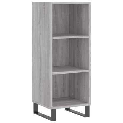 Credenza Grigio Sonoma 34,5x34x180 cm in Legno Multistrato - homemem39