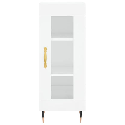 Credenza 34,5x34x180 cm in Legno Multistrato Bianco Lucido - homemem39