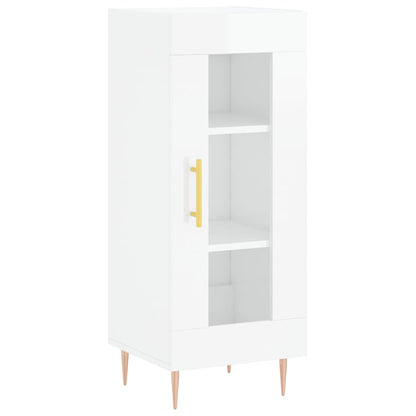 Credenza 34,5x34x180 cm in Legno Multistrato Bianco Lucido - homemem39