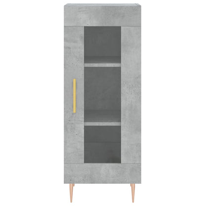 Credenza Grigio Cemento 34,5x34x180 cm in Legno Multistrato - homemem39