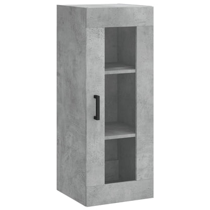 Credenza Grigio Cemento 34,5x34x180 cm in Legno Multistrato - homemem39