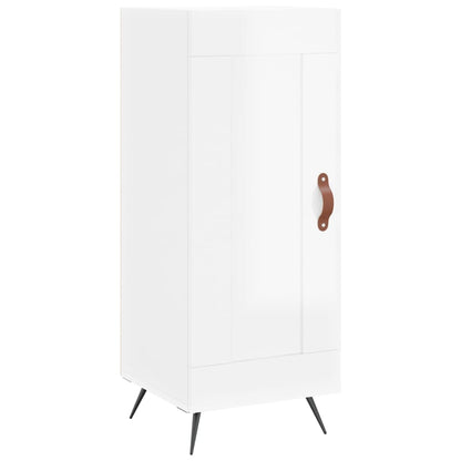 Credenza 34,5x34x180 cm in Legno Multistrato Bianco Lucido - homemem39