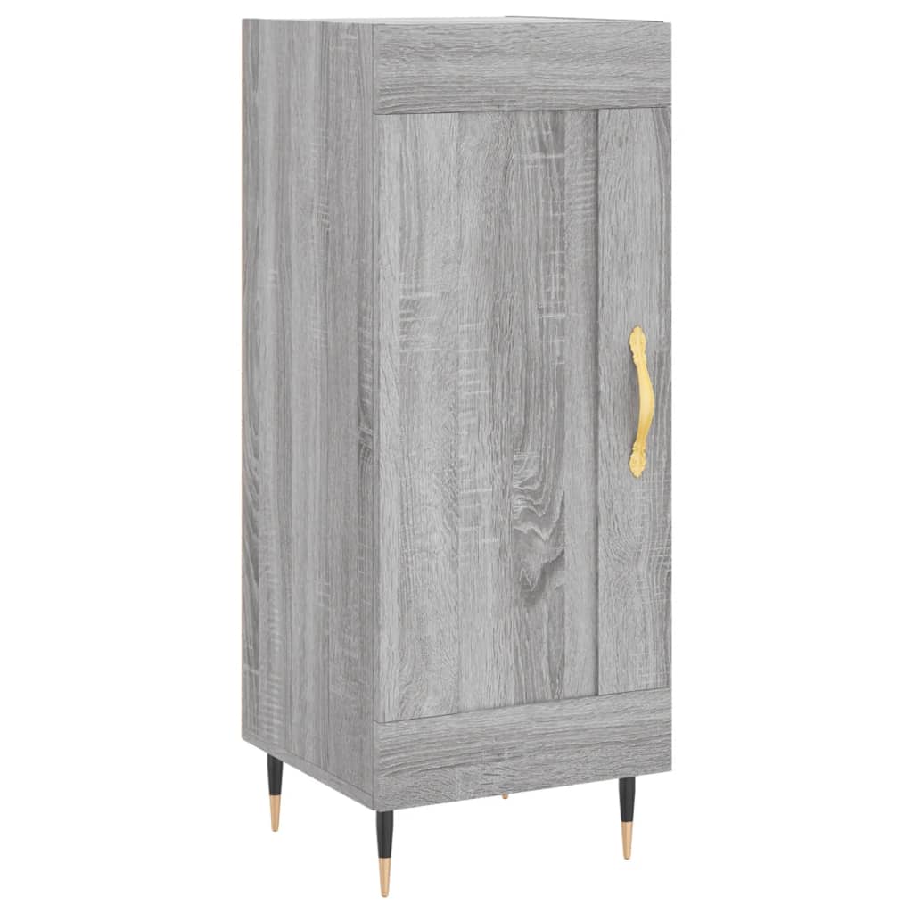 Credenza Grigio Sonoma 34,5x34x180 cm in Legno Multistrato - homemem39