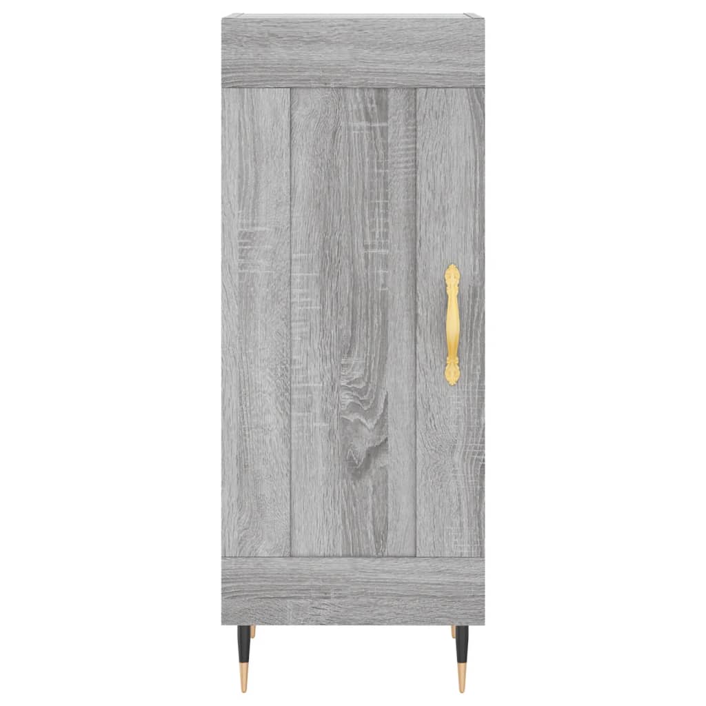 Credenza Grigio Sonoma 34,5x34x180 cm in Legno Multistrato - homemem39