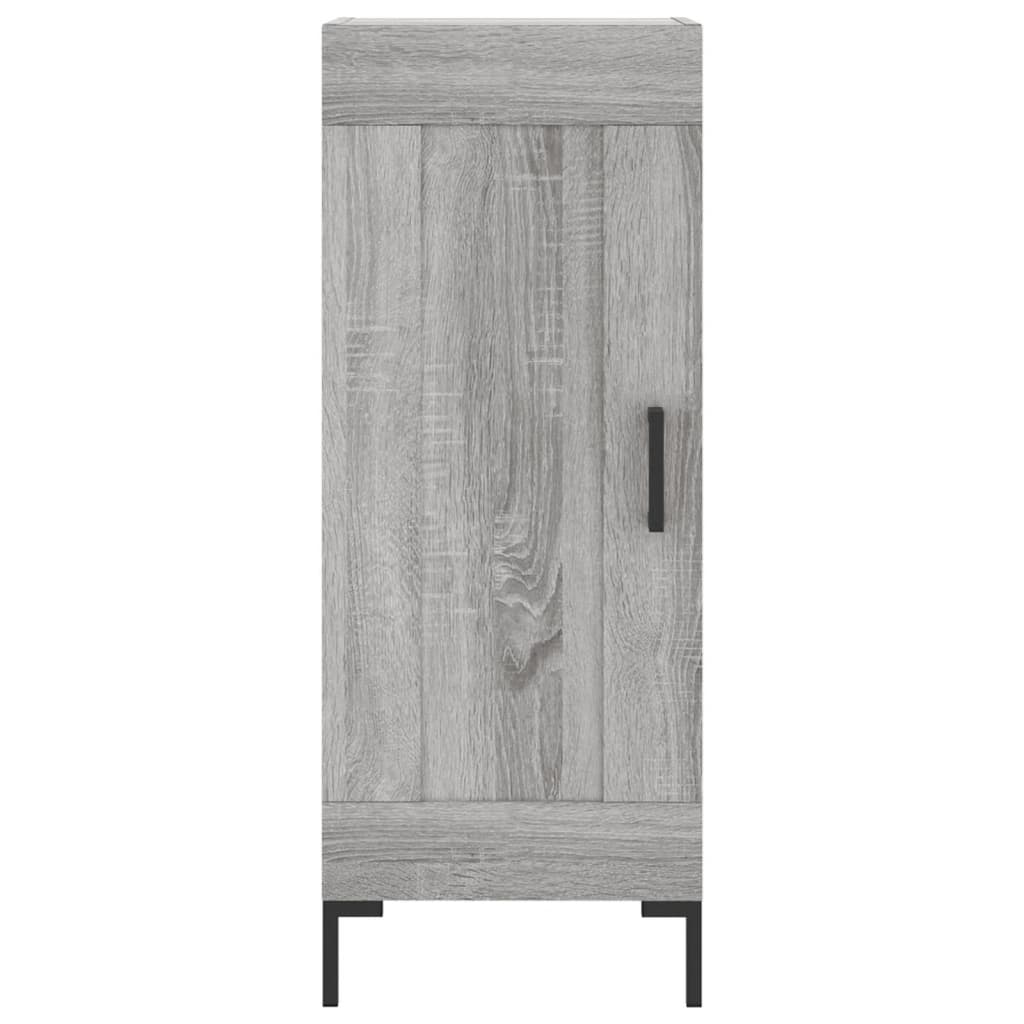 Credenza Grigio Sonoma 34,5x34x180 cm in Legno Multistrato - homemem39