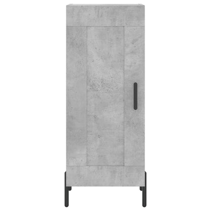 Credenza Grigio Cemento 34,5x34x180 cm in Legno Multistrato - homemem39