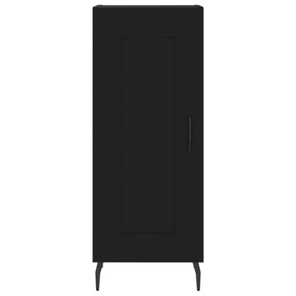 Credenza Nera 34,5x34x180 cm in Legno Multistrato - homemem39