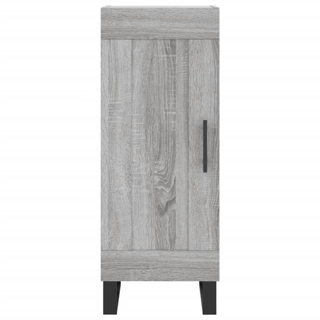 Credenza Grigio Sonoma 34,5x34x180 cm in Legno Multistrato - homemem39